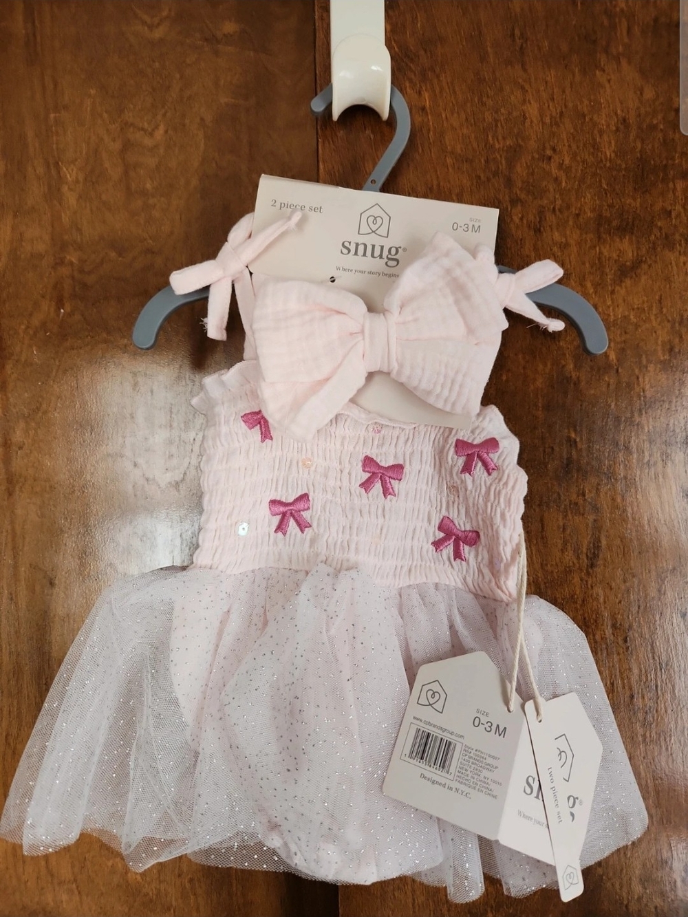 Girls' Pink Sparkle Tulle Formal Dress Snug
